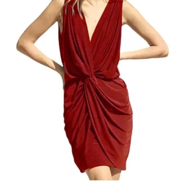NWT Revolve MISA Los Angeles Leza Dress in Red - Picture 1 of 6